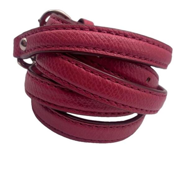 COACH Bright Pink Silver Replacement Strap - Picture 5 of 5